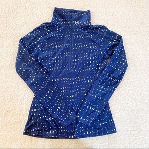 Under Armor blue long sleeved active wear shirt size medium